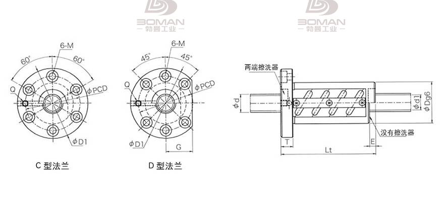 KURODA GR3605ET-DAPR 日本黑田精工丝杠钢珠安装方法