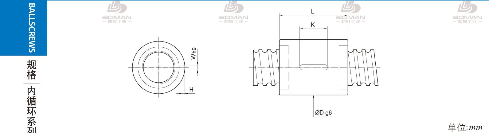 PMI RSIC3206-3 PMI TBI研磨级滚珠丝杆